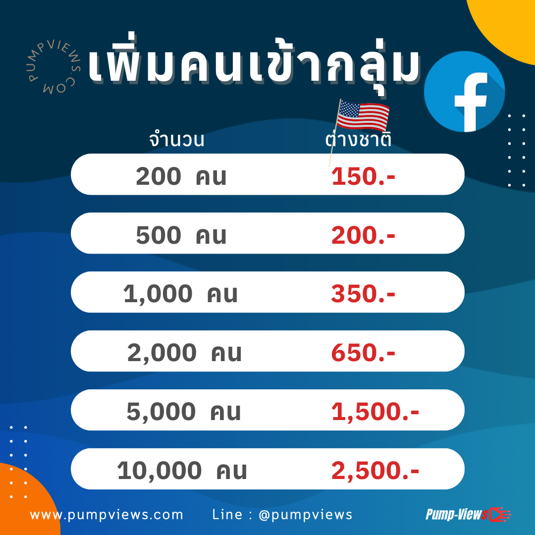 เพิ่มคนเข้ากลุ่ม Facebook